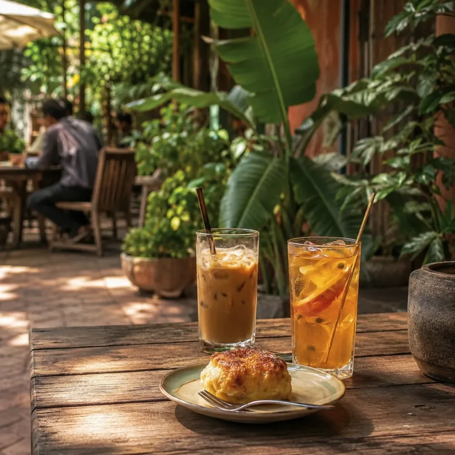 Bàn ăn tại Hồ Ngọc Hiến